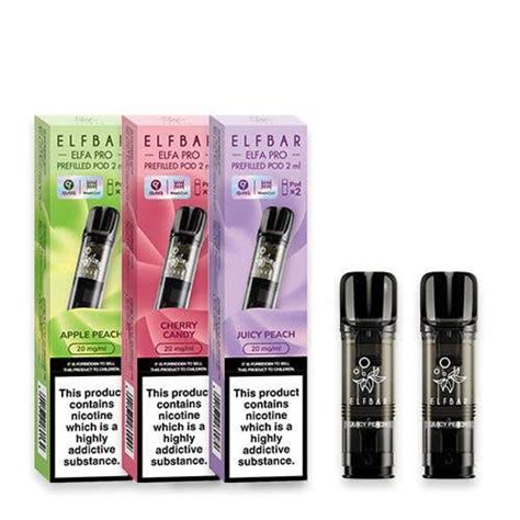 Elf Bar Elfa PRO Prefilled E Liquid Pods From 5 Per Pack Vape UK