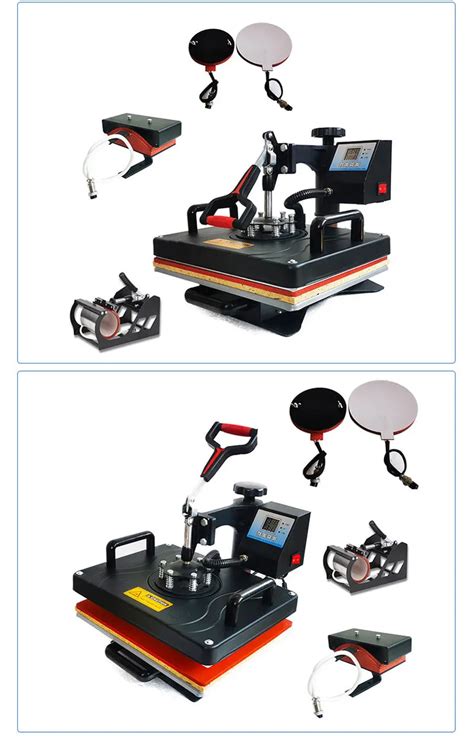 Sublimation 5 In 1 T Shirt Heat Press Machine Inkjet 6 Color Printer Buy 5in 1 Heat Press