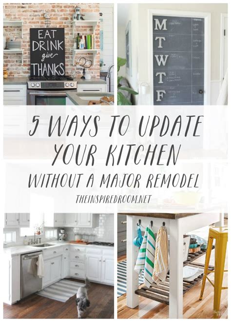 5 Ways To Update Your Kitchen Without A Major Remodel The Inspired Room