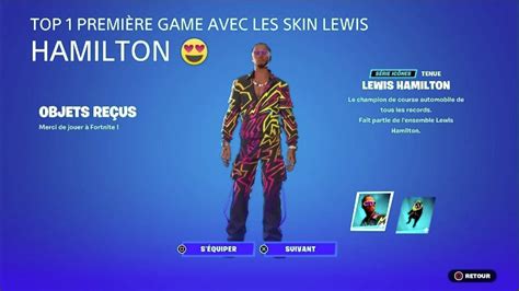 Premier Top Avec Le Skin De Lewis Hamilton C Est Une Dinguerie Ce