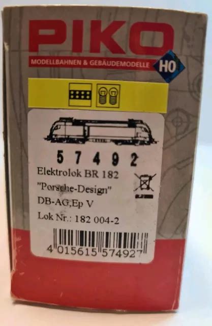 PICO 57492 BR 182 Taurus Porsche Electric Locomotive HO Gauge 110 00