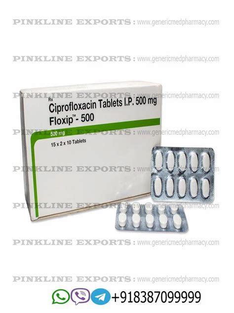 Floxip 500mg Ciprofloxacin Tablets IP At Rs 250 Stripe Ciplox