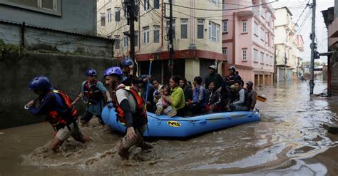 Nepal Flooding And Landslides Kill Dozens The New York Times