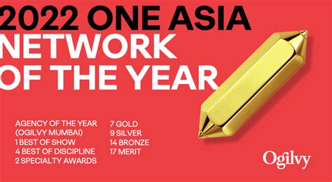 Ogilvy Named Network Of The Year By The One Asia Creative Awards