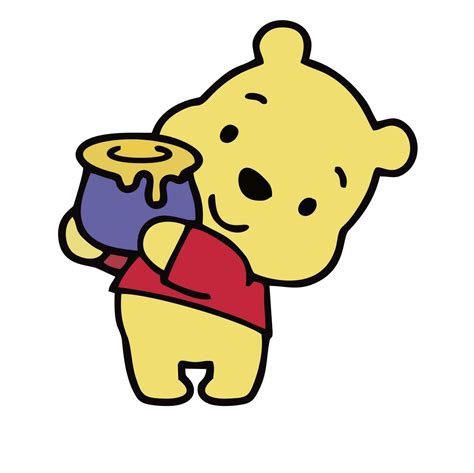 Winnie el pooh poses bebé 23450443 Vector en Vecteezy