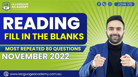 PTE Reading Fill In The Blanks November 2022 Exam Predictions