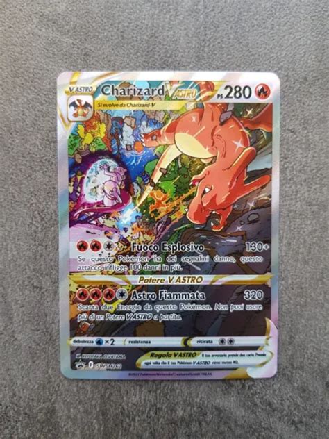 CARTE POKÉMON PROMO Spada e Scudo SWSH262 Charizard V ASTRO EUR 19 90