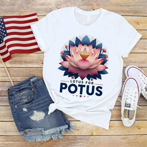 Kamala Harris 2024 Lotus For Potus Trending Political Election