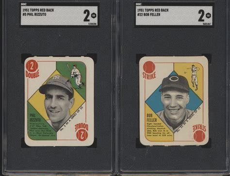 1951 Topps Red Back Baseball Complete Set Group Break 2 52 Total Car