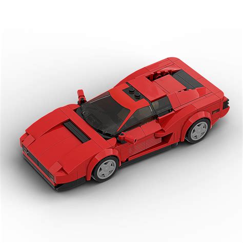 Ferrari Testarossa (Red) - Jerry Builds Bricks