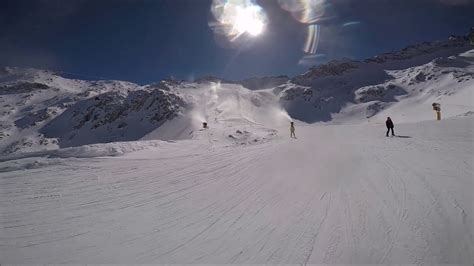 Passo Del Tonale Pista Ghiacciaio Presena YouTube