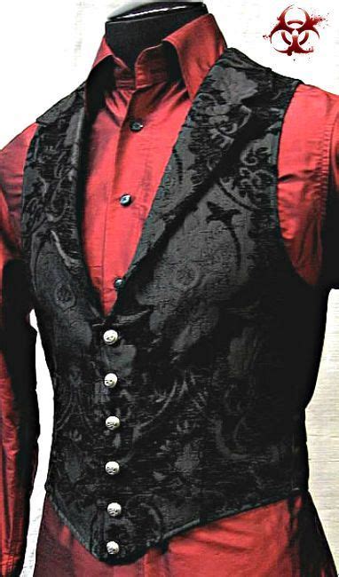 Shrine Gothic Aristocrat Vampire Vest Jacket Victorian Tapestry Pirat