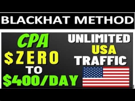 Cpa Marketing Blackhat Method Earn Money Online Cpa Marketing For