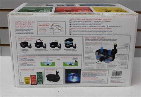 Pennington Aquagarden 300 Gph In Pond 5 In 1 All In One Pump With