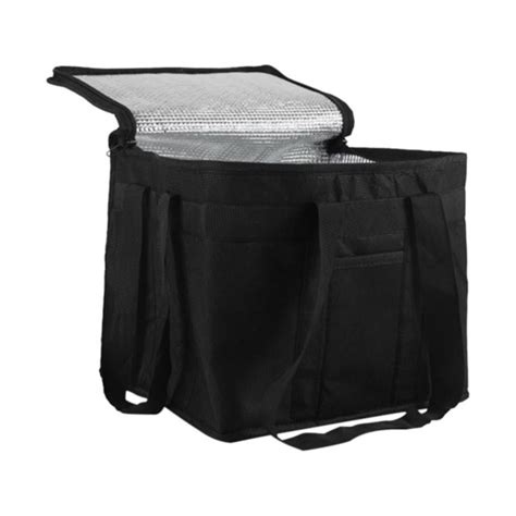 Insulated Cooler Bags With Zipper Closure Reusable Grocery Shopping Bags Keep Food Hot Or Cold