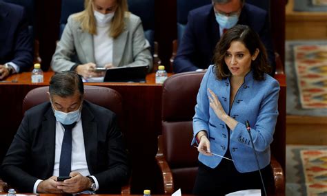 Ayuso Descarta El Pacto Con El PSOE Y Mira A Vox Para Los Presupuestos