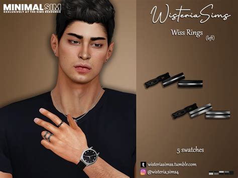 WisteriaSims WISS RINGS MINIMAL SIM Sims 4 ADULT In 2024 Sims