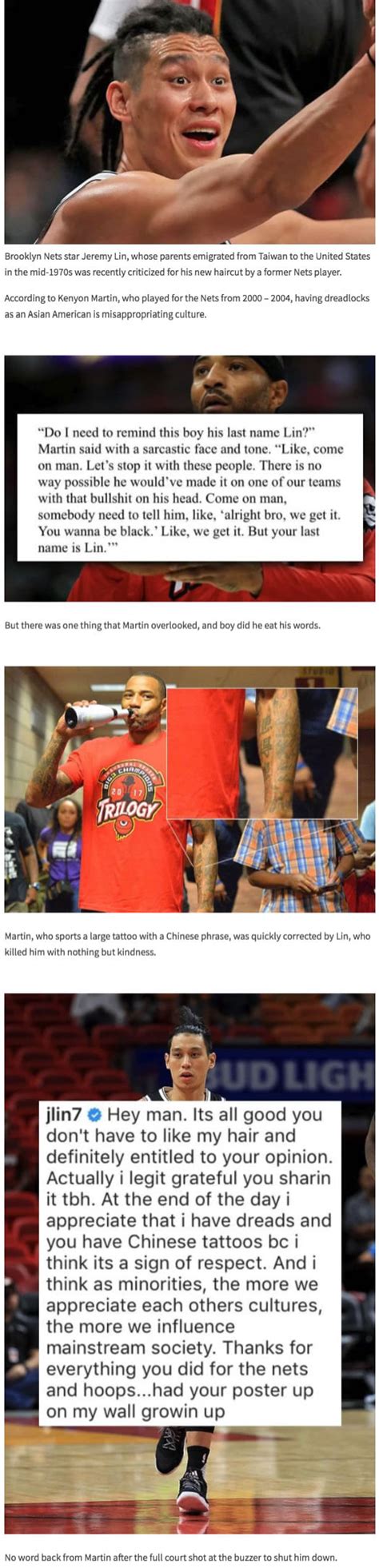 NBA player Kenyon Martin calls out Jeremy Lin for having dreads ...