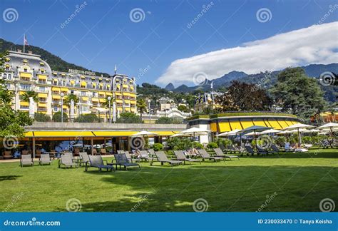 The Fairmont Le Montreux Palace Hotel Is Located On The Shores Of Lake