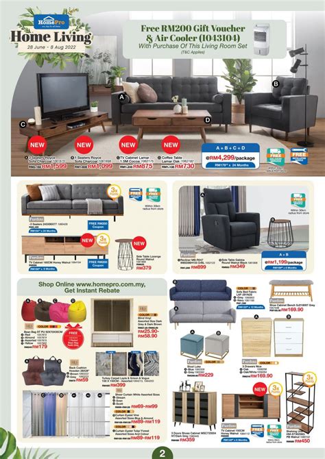 Jun Aug Homepro Home Living Promotion Catalogue