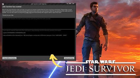 Fix Star Wars Jedi Survivor Crash Reporter Exception Access Violation