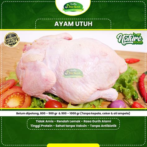 Jual Daging Ayam Probiotik Healthy Chicken Utuh Tinggi Protein Sehat