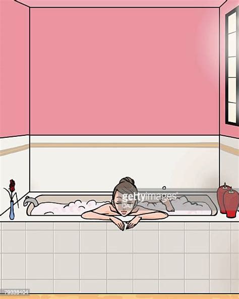 13 Relax Women In Bath Drawing High Res Illustrations Getty Images