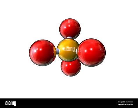 Silicon Dioxide Illustration Showing The Basic Tetrahedral Co Ordination And Crystalline