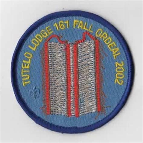 Fall Ordeal Tutelo Lodge Oa Patch Blue Ridge Mountains Council