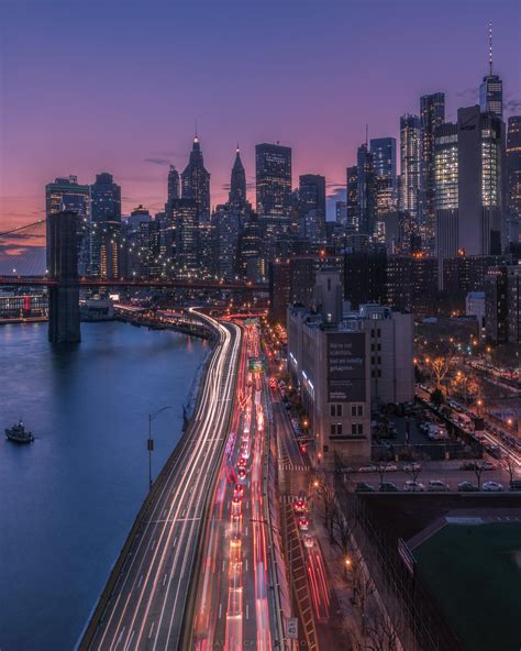 ITAP of lower Manhattan at sunset | City aesthetic, New york city ...