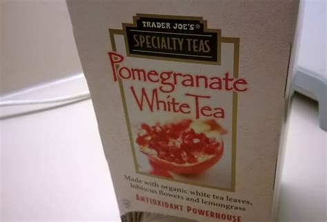 Trader Joes Pomegranate White Tea Review Second Cuppa