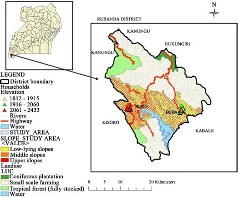 Map Showing The Location Of The Study Area Download Scientific Diagram