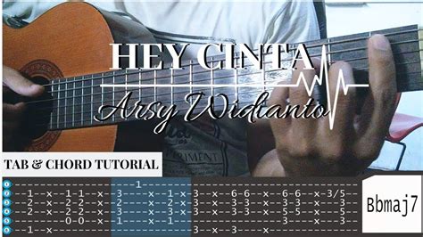 Arsy Widianto Hey Cinta Tab Chord Tutorial Youtube