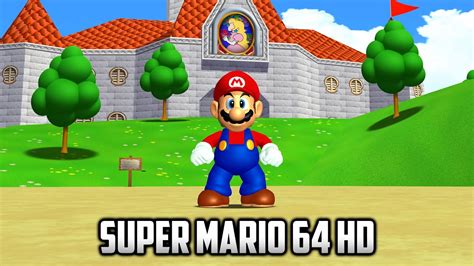 ⭐ Super Mario 64 Pc Port Super Mario 64 Hd Youtube