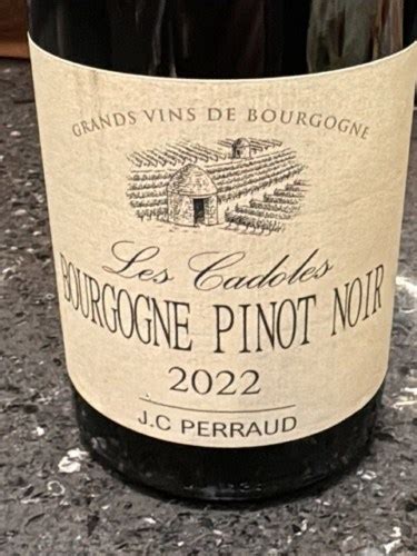 Jean Maurice Perraud Les Cadoles Bourgogne Pinot Noir Vivino Nederland