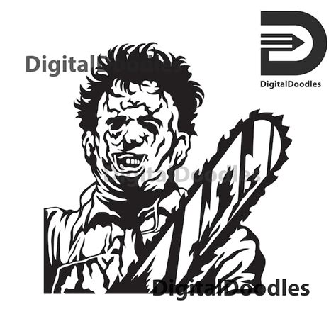 Leatherface Svg Horror Movie Killershalloween Svg Cricut Etsy