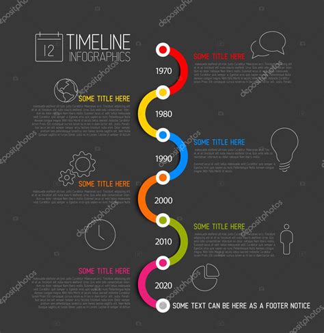 Infographic Timeline Report Template Stock Vector Image By Orson 49510697