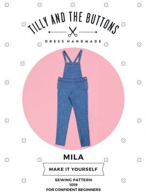 Tilly The Buttons Mila Dungaree Sewing Pattern Sweet Seams Sewing