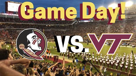 VLOG 20 FSU GAMEDAY FSU Vs Virginia Tech YouTube