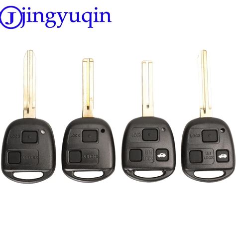 Jingyuqin Toy43 Toy48 2 3 Buttons Car Key Case Cover Shell For Toyota