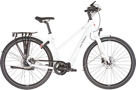 Vélos De Ville électriques Ortler E Montreux N8 Trapèze Blanc Velo Dealer