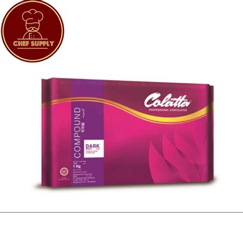 Jual Collata Dark Compound Chocolate Kg Coklat Hitam Colata