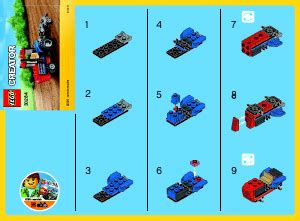 Manual De Uso Lego Set 30284 Creator Tractor