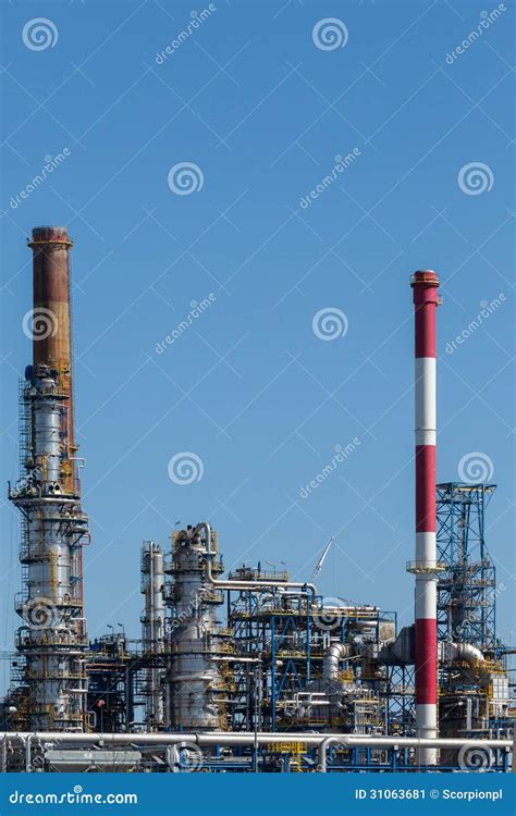 Refinery Of Gdansk Poland Stock Image Image Of Environment Color