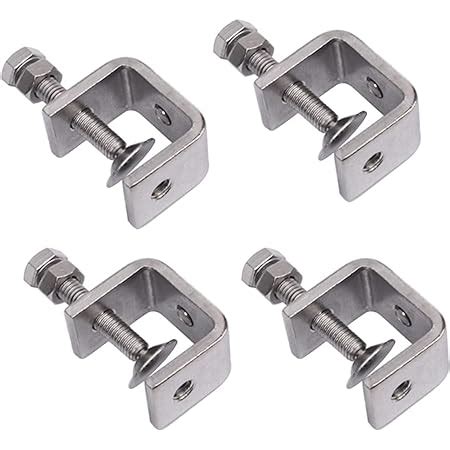 Pcs C Clamp Stainless Steel G Clamp Tiger Clamp Heavy Duty