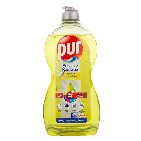 PUR PŁYN DO NACZYŃ 450ML 3xACTION LEMON 90005763 Plus Market