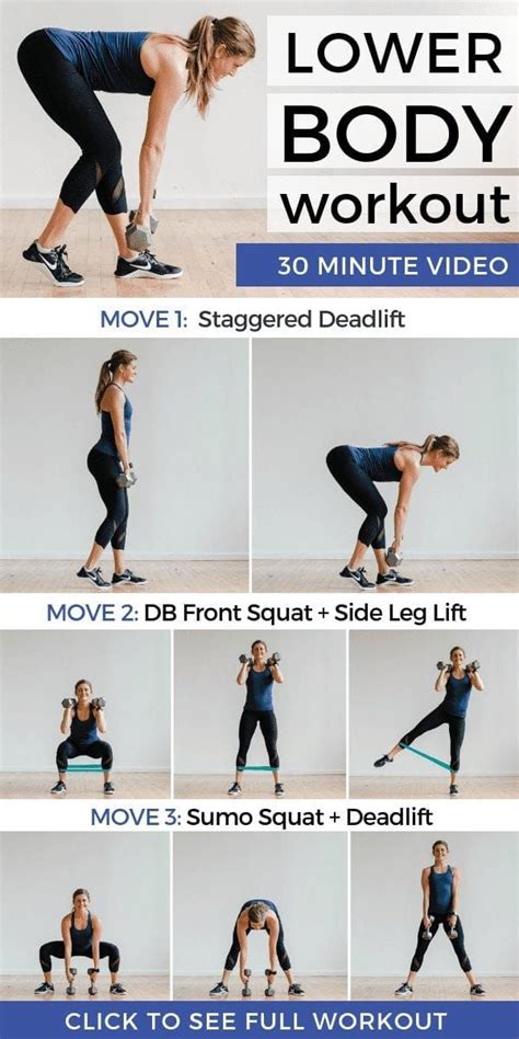 Minute Leg Workout At Home With Dumbbells Nourish Move Love Leg