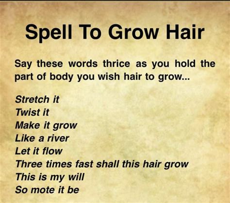 Hair Sigil Hair Growth Spells Glamour Spell Wicca Recipes Spells