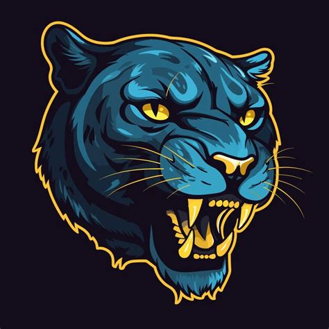 Premium Vector Vector Panther Mascot Esport Gaming Logo Vector