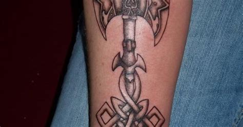 Celtic Battle Axe Tattoos Pinterest Battle Axe Body Art And Tattoo